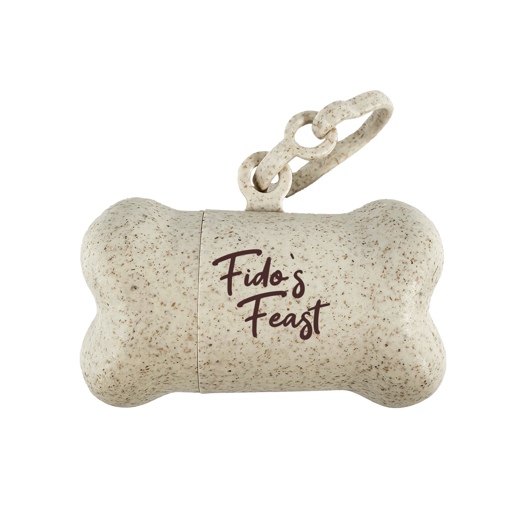 Eco Bone Shaped Pet Bag Dispenser with Compostable Bags - 1 Color