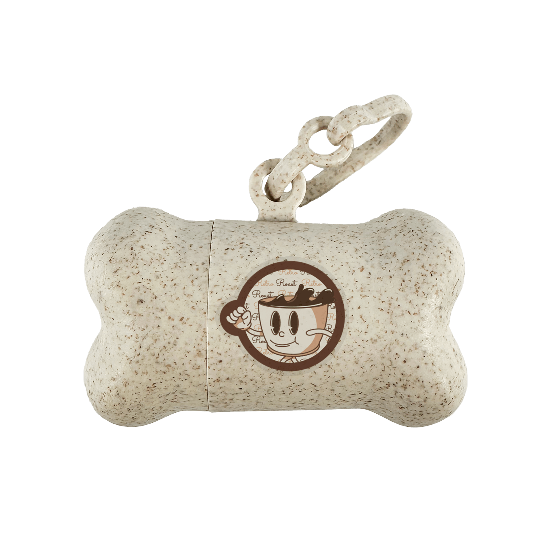 Eco Bone Shaped Pet Bag Dispenser with Compostable Bags - FC Imprint